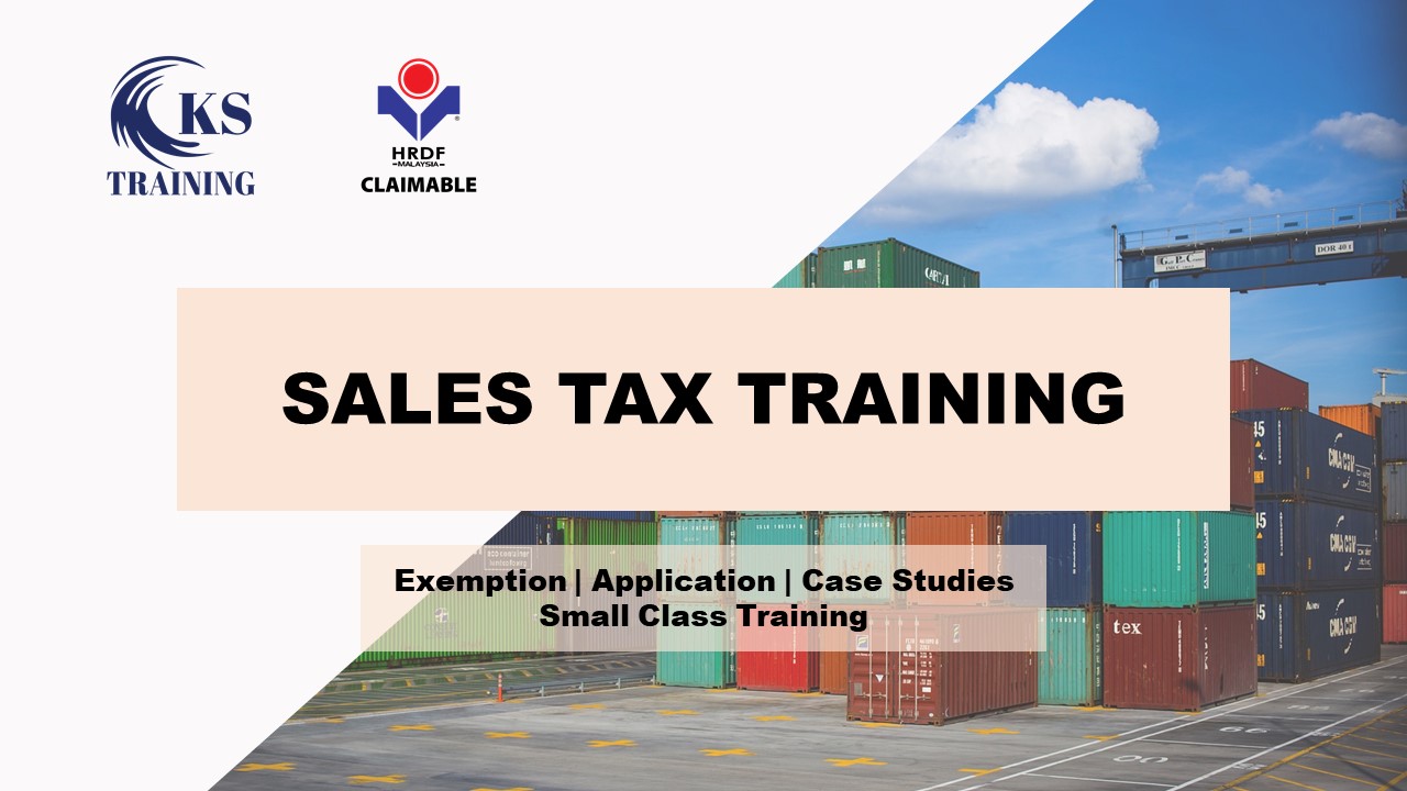 Read more about the article Sales Tax Training